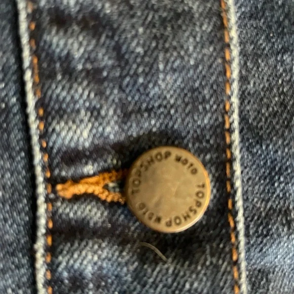 Topshop Moro Denim Skirt - Sz 1 - Picture 4 of 7